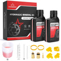 Chumxiny Brake Bleed Kit For Shimano Hydraulic Brakes, Mountain Bike Brake Bleeder Kit Including 300Ml Mineral Brake Fluid, Clea