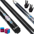 Kmise Pool Stick Set of 5, 58 20oz Pool Cue Stick, Canadian Maple Billiard Pool Cue Stick, Professional Pool Cue for Bar House P