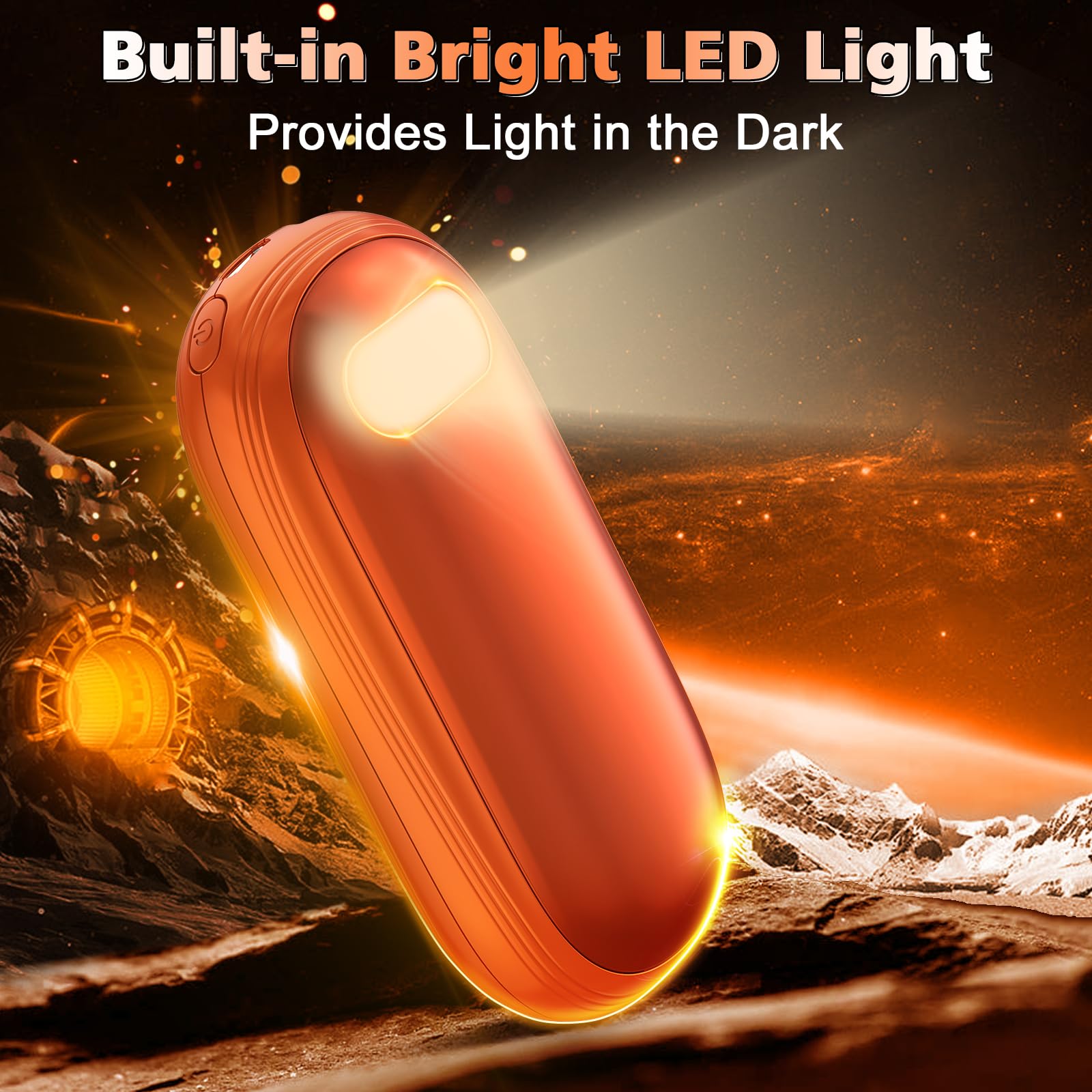Hand Warmers - 14000Mah Hand Warmers Rechargeable Up To 18Hrs Warmth, Electric Hand Warmer Reusable Heat Up To 131?, Rechargeabl