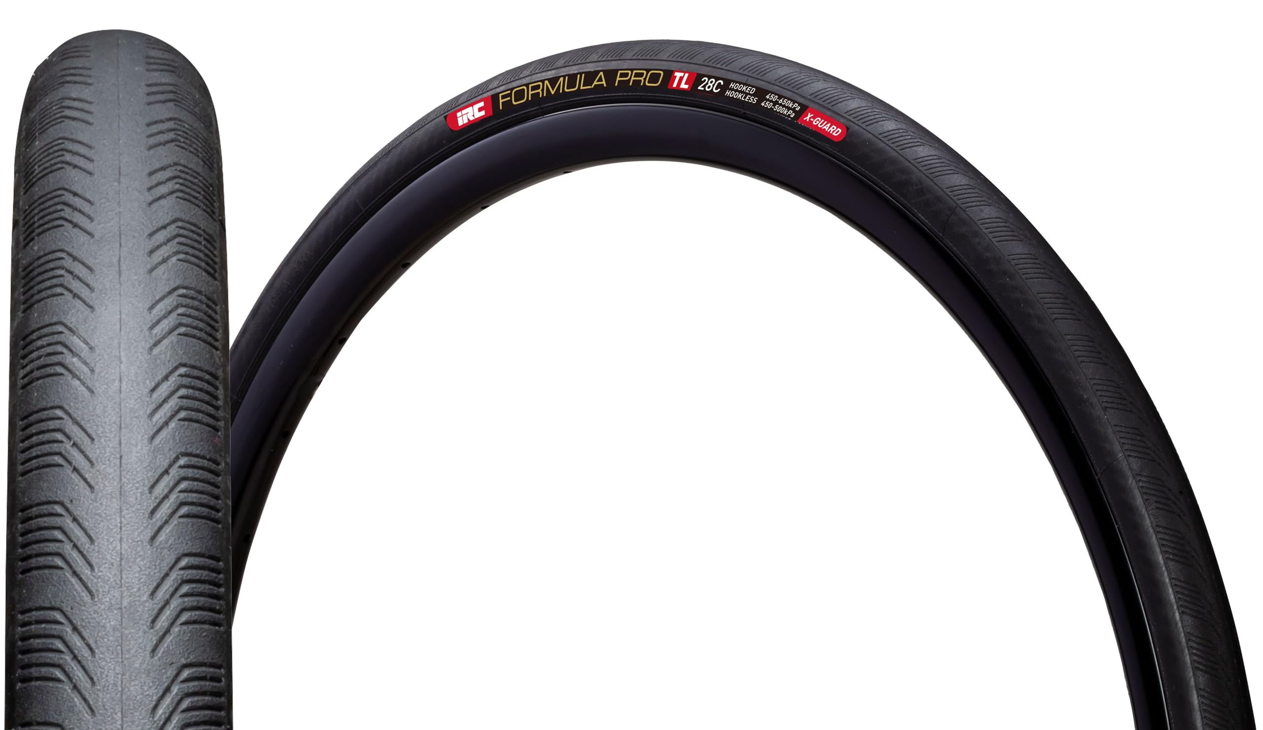 IRC Bicycle Tire Formula PRO TL X-Guard 6th Gen 700 x 28C Black