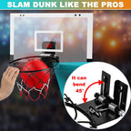 Treywell Indoor Basketball Hoop Fan Backboards For Teens And Adults Door Room Mini Hoop With Electronic Scoreboard, 3 Balls And