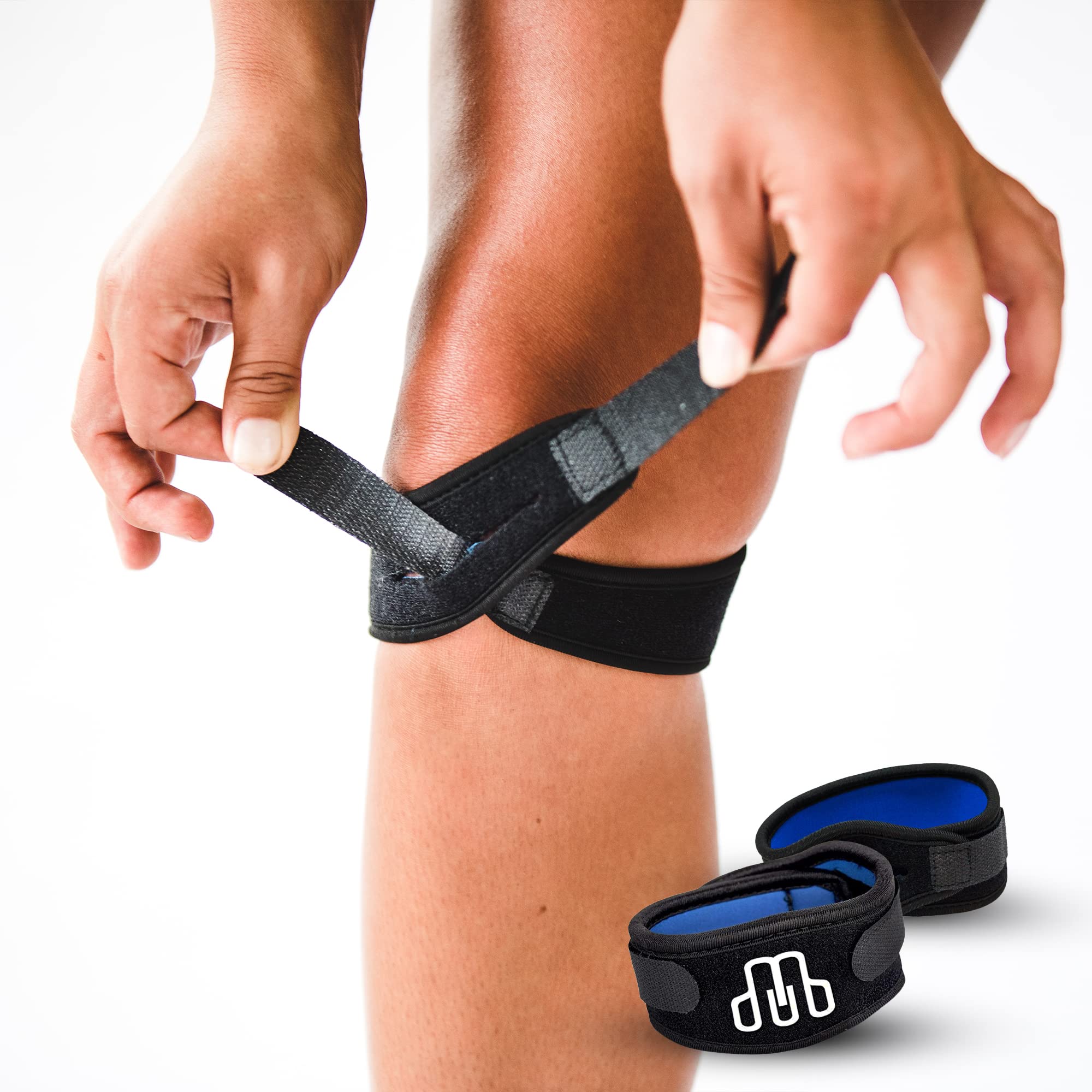 Crosstrap Stabilizing Patella Knee Strap | Knee Brace For Running, Cycling, Hiking, And Sports | Knee Pain Relief And Support, K