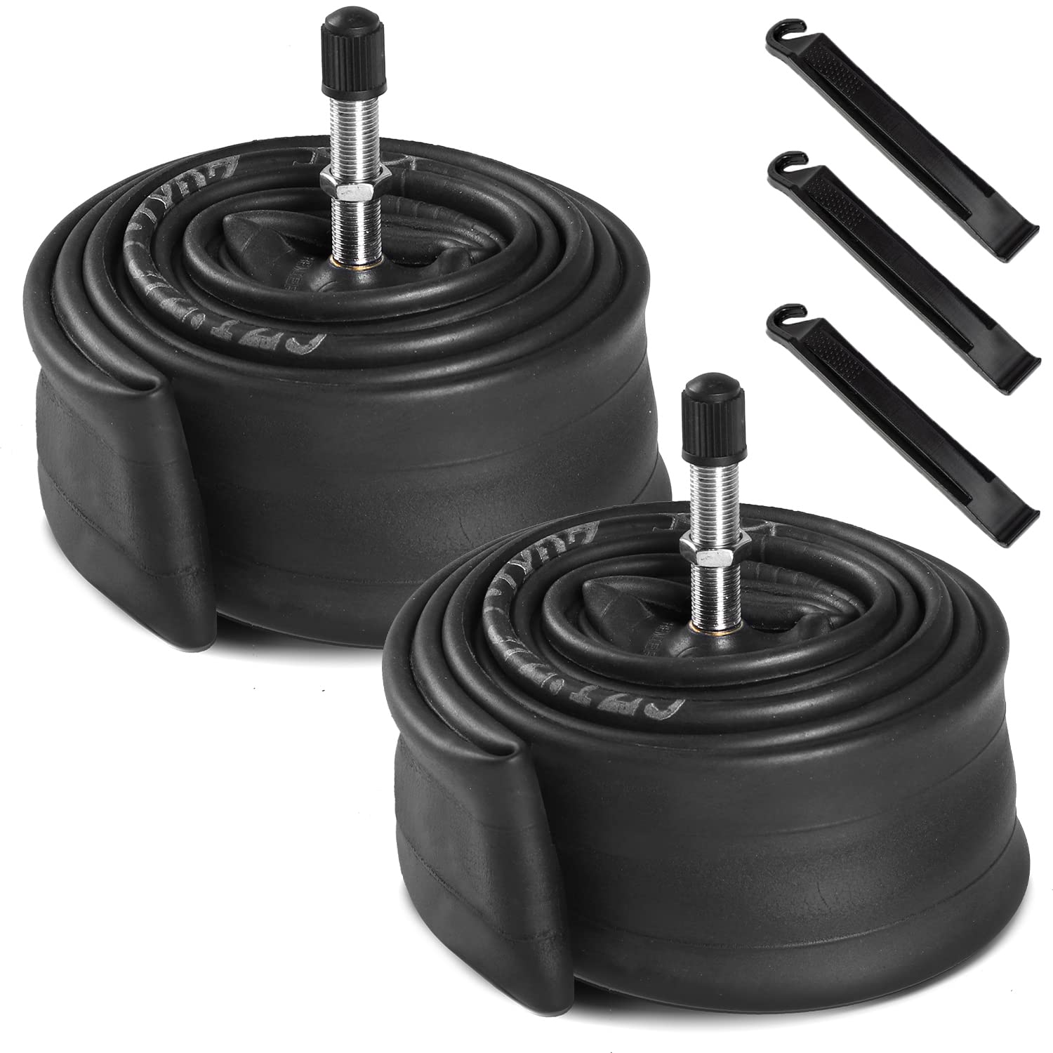 2-Pack 20 Bike Tubes 20X1751952125 Tr4A-34L Valve 20 Bicycle Tubes Compatible With 20 X 175 20 X 190 20 X 195 20 X 20 20 X 210 2
