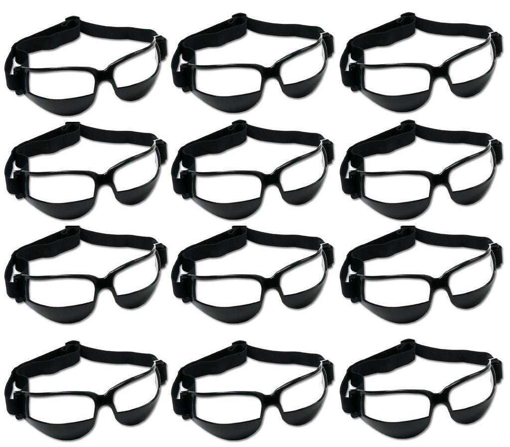 Unique Sports 12 Pack Dribble Specs Basketball Training Aid, Black, One Size Fits All