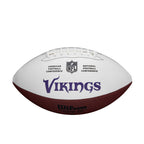 Wilson Nfl Live Signature Autograph Football - Official Size, Minnesota Vikings