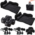 Zento Deals Bed For Car Inflatable Car Air Mattress Camping Bed Back Seat Mattress - Portable Travel Bed With Pillows - Travel C
