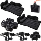 Zento Deals Bed For Car Inflatable Car Air Mattress Camping Bed Back Seat Mattress - Portable Travel Bed With Pillows - Travel C