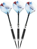 Elkadart Razor 80% Tungsten Steel Tip Darts With Storage/Travel Case, 25 Grams , White