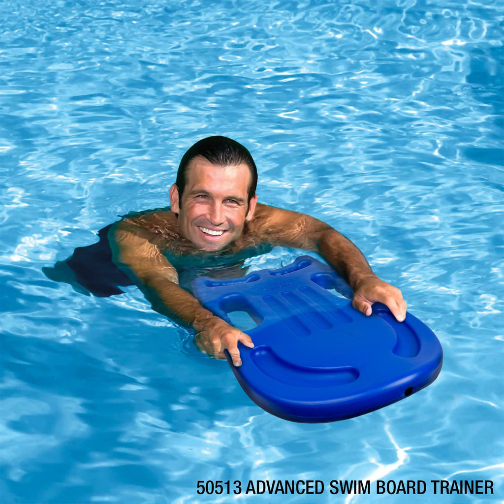 Poolmaster Kickboard Swim Trainer And Swim Aid , Blue Large