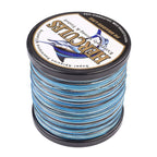 Hercules Braided Fishing Line 1500M 1640Yds 10Lbs-200Lbs Pe Superline 8 Strands (Blue Camo 60Lb/27.2Kg 0.40Mm)