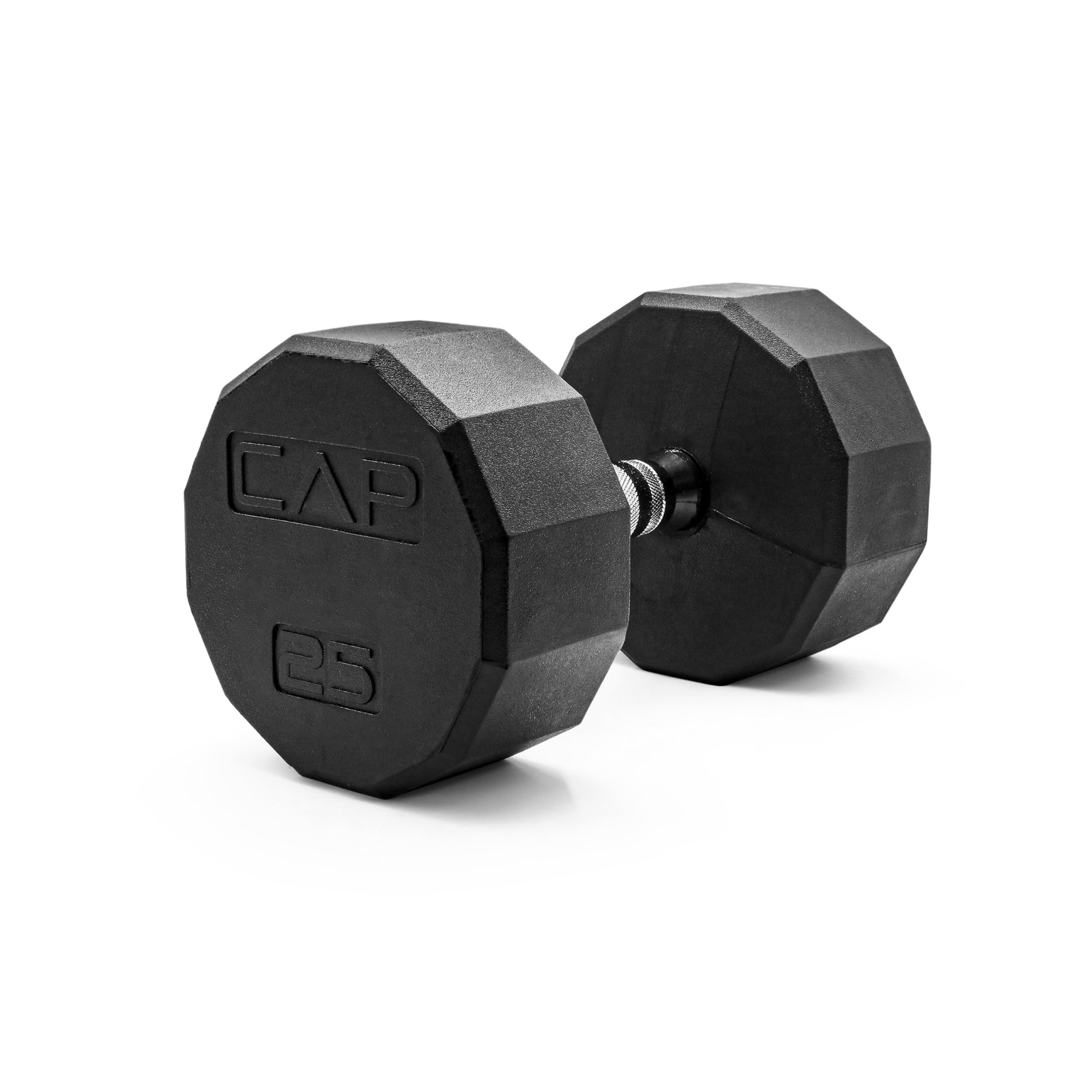 Cap Barbell 12-Sided Coated Dumbbell, 25 Lb