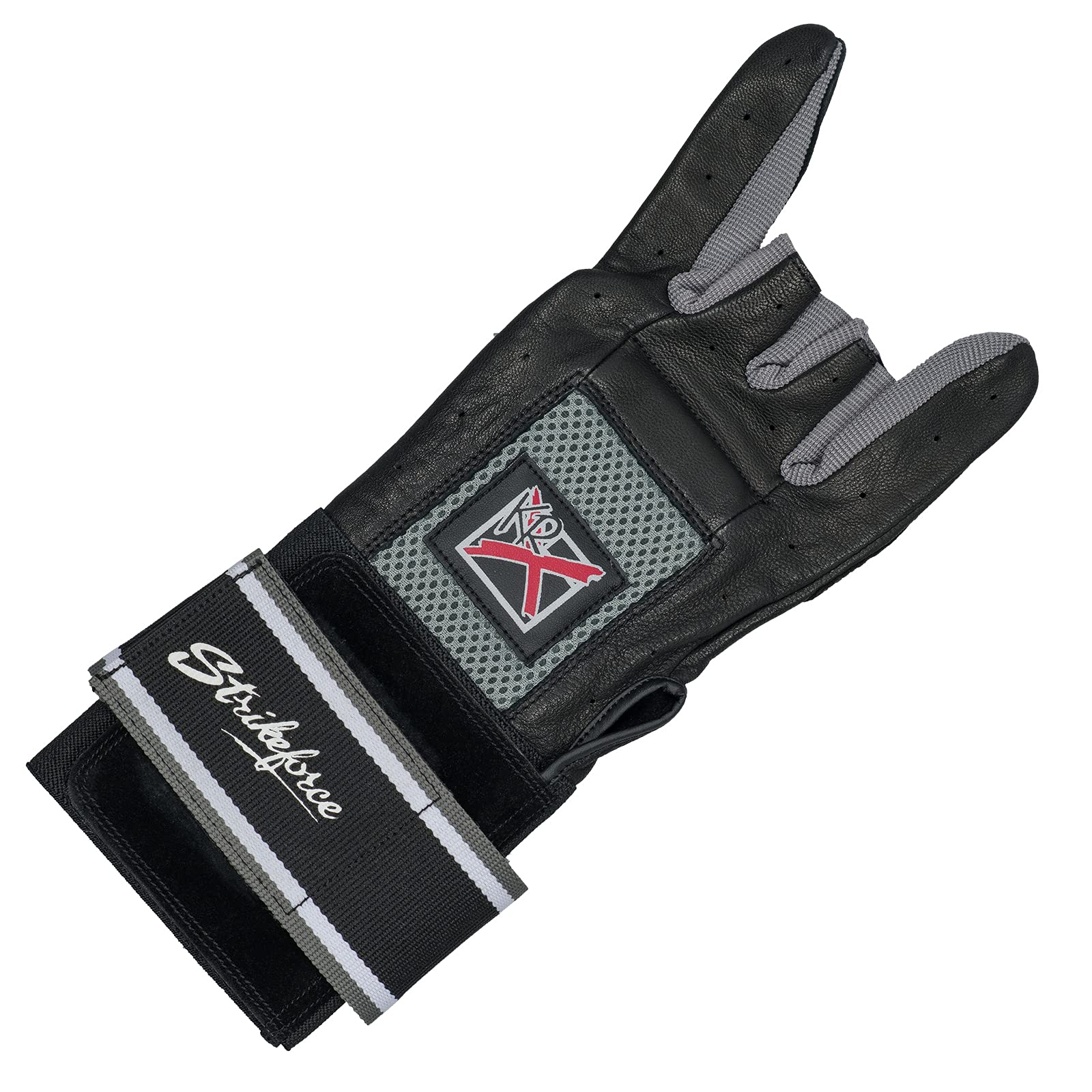 Strikeforce Pro Force Positioner Bowling Glove Black (Small, Right)