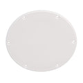 Seachoice Mounted Boat Plate Cover, Arctic White Finish, Up to 6 in.