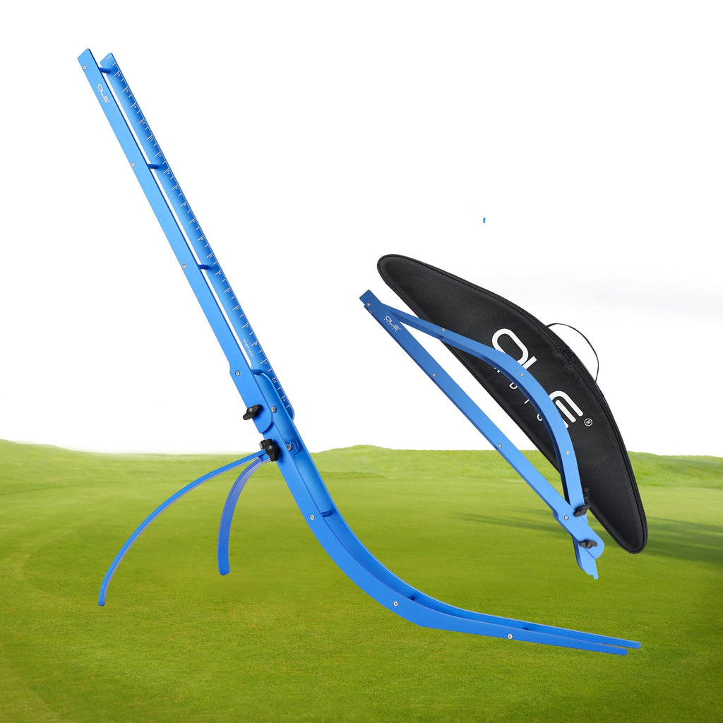 Golf Putting Trainer Foldable Golf Green Reading Tool-Ole Andigo Golf Green Reader,Green Track Reading And Green Speed Measureme