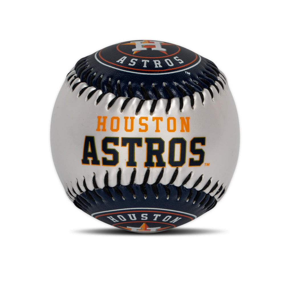 Franklin Sports Houston Astros Mlb Team Baseball - Mlb Team Logo Soft Baseballs - Toy Baseball For Kids - Great Decoration For D