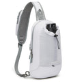 G4Free Sling Bag RFID Blocking Lightweight Crossbody Backpack Chest Shoulder Bag for Travel Sports Running Hiking (White)