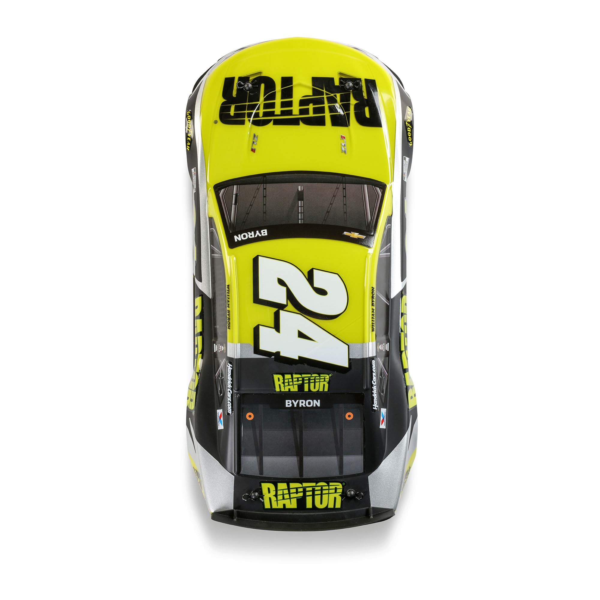 Losi 1/12 NASCAR RC Race Car William Byron No. 24 2025 Raptor Chevrolet ZL1 2S AWD Brushed On-Road Battery & Charger Included Bl