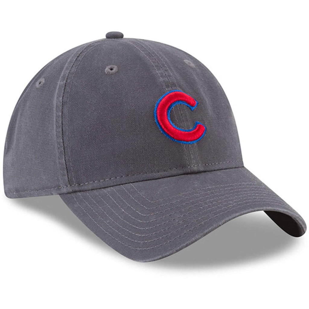 Chicago Cubs New Era Secondary Logo Core Classic 9Twenty Adjustable Hat Graphite