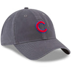 Chicago Cubs New Era Secondary Logo Core Classic 9Twenty Adjustable Hat Graphite