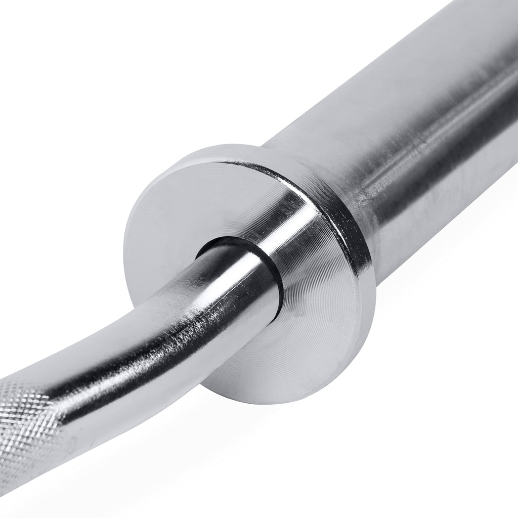 Cap Barbell Olympic Super Curl Bar New Version, 48-Inch (Obis-48)