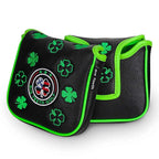 Big Teeth Lucky Clover Mallet Putter Cover Magnetic, Putter Covers For Golf Clubs Mallet, Putter Headcover Mallet Funny Fit Tayl