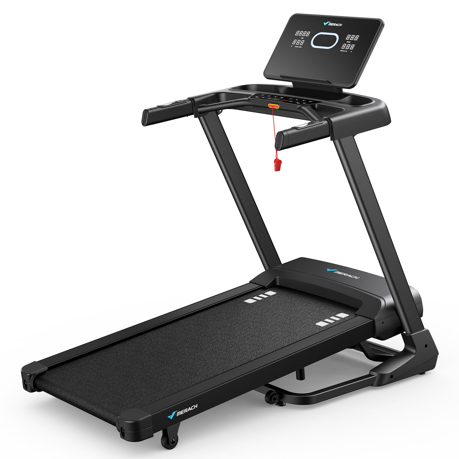 MERACH Treadmill with 15/18% Auto Incline, 55/47x18/19 Wide Belt Treadmills, 0.5-8.7MPH/10MPH 3.5HP Brushless Incline Treadmill 