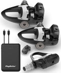 Garmin Rally RS110 Single-Sensing Power Meter Bundle - Rechargeable, Easy-to-Transfer, Shimano SPD-SL Cleat Compatible with Play