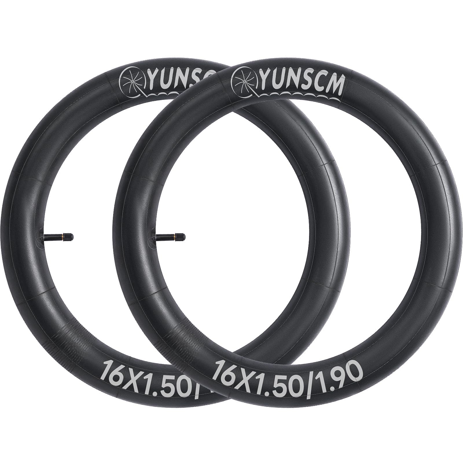 2-Pack 16'' Bike Inner Tubes 16X1.50/1.75 Av32Mm Schrader Valve 16 Bicycle Tubes Compatible With 16X1.50 16X1.60 16X1.65 16X1.75