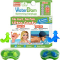 Waterdam A-Series Swimming Ear Plugs Ultra Comfy Great Waterproof Earplugs (Mixed Sizes, Size 2A+3A: Medium-Large Ear Women&Teen