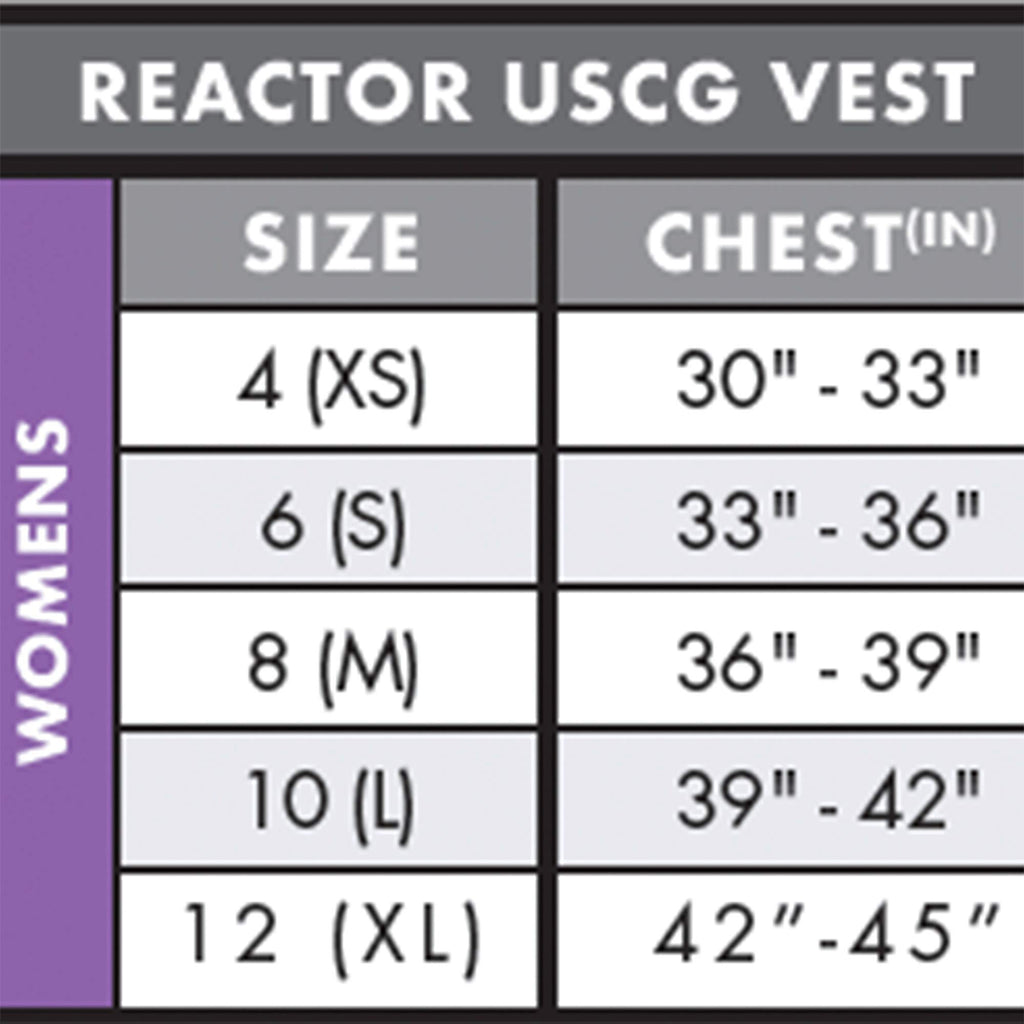 O'Neill Wetsuits Women'S Reactor Uscg Life Vest, Navy/River/Turquoise, 8