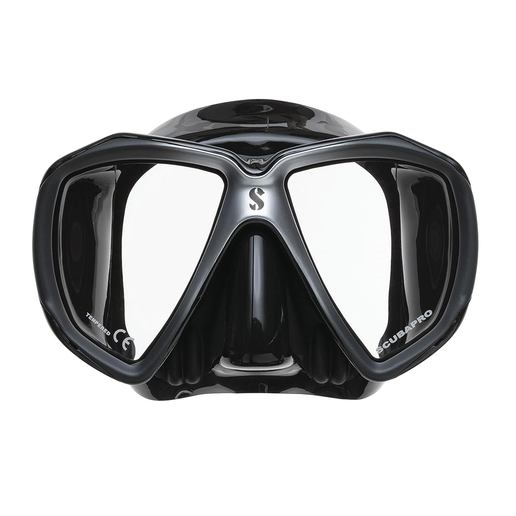 Scubapro Spectra Low Volume 2 Window Dive Mask (Silver/Black)