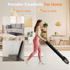 2.5HP Walking Mat with Incline pad,Under Desk Treadmill, Walking Running Pad with Remote, 3 in 1 Low Noise Small Mini Portable T