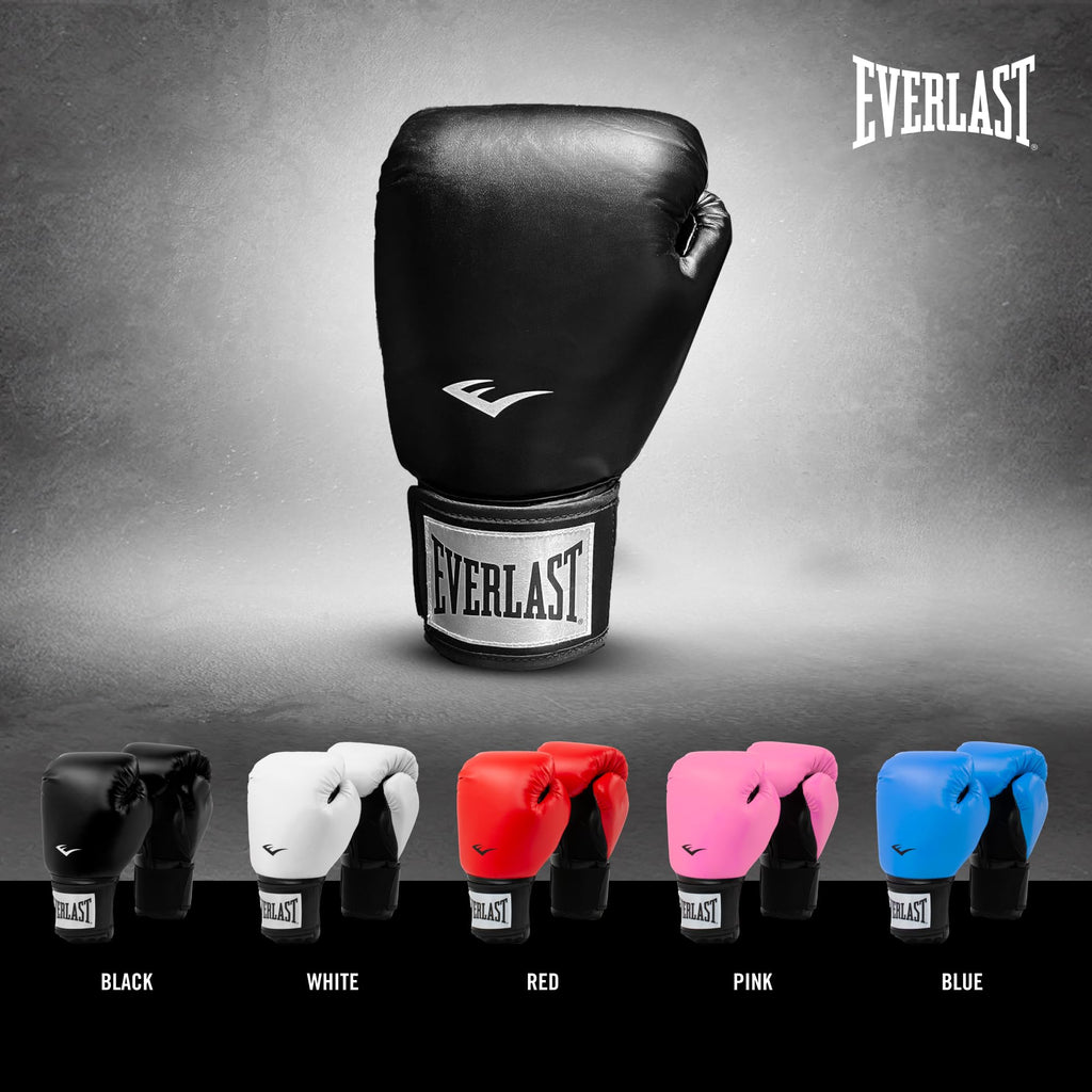 Everlast Prostyle 2 Youth Boxing Gloves, Entry Level Training Gloves For Men And Women, Secure Fit Hook And Loop Closure & Venti