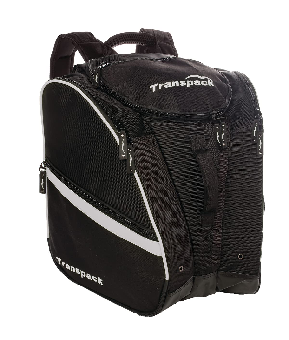 TRANSPACK COMPETITION TRV Ballistic Pro Unisex Water-Resistant 59L Ski/Snowboard Boot Helmet Goggles & Gear Backpack Bag, Black 