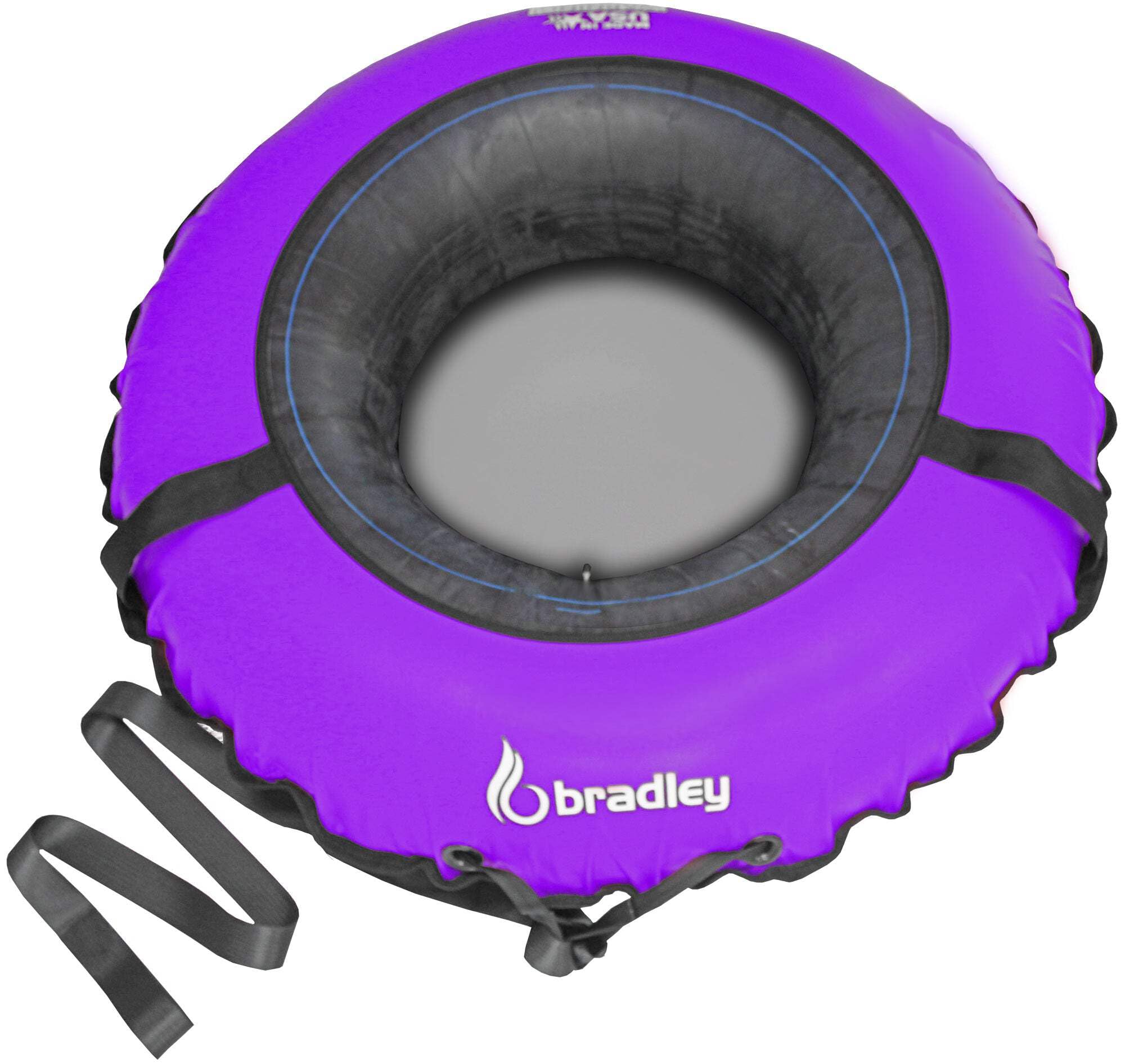 Bradley Heavy-Duty 50 Snow Tube with Reinforced Cover | Rubber Truck Tire Tube Sled for Extreme Sledding, Winter Fun, and Durabl