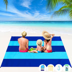 Bydoll Beach Blanket Waterproof Sandproof 10'  9' 1-8 Adults Oversized Lightweight Large Picnic Mat Waterproof Sandproof Blanket
