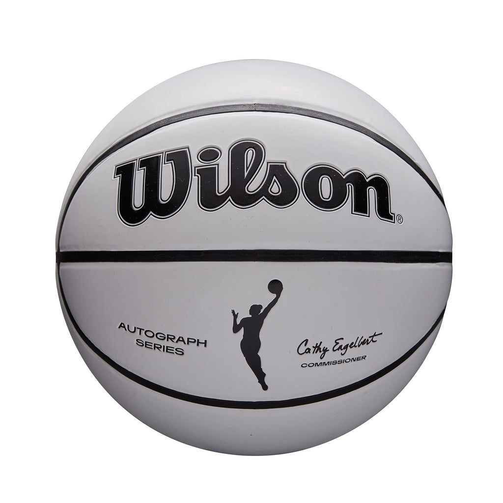 Wilson Wnba Commemorative Series Autograph Basketball - Size 6 - 28.5'', White/Orange