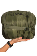 Snugpak Basecamp Ops Sleeper Expedition Sleeping Bag With Compression Stuff Sack, Insulated, Olive
