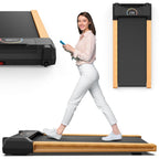 Walking Pad, High Grade Wood Under Desk Treadmill 300Lbs Capacity, Max 2.5 Hp Electric Treadmill For Home Office Installation-Fr
