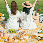 Extra Large Picnic Blanket Beach Blankets, 80''X80'' Picnic Mat Waterproof Sand Proof Foldable Portable For Outdoor Camping Hiki