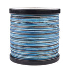 Hercules Braided Fishing Line 1500M 1640Yds 10Lbs-200Lbs Pe Superline 8 Strands (Blue Camo 60Lb/27.2Kg 0.40Mm)