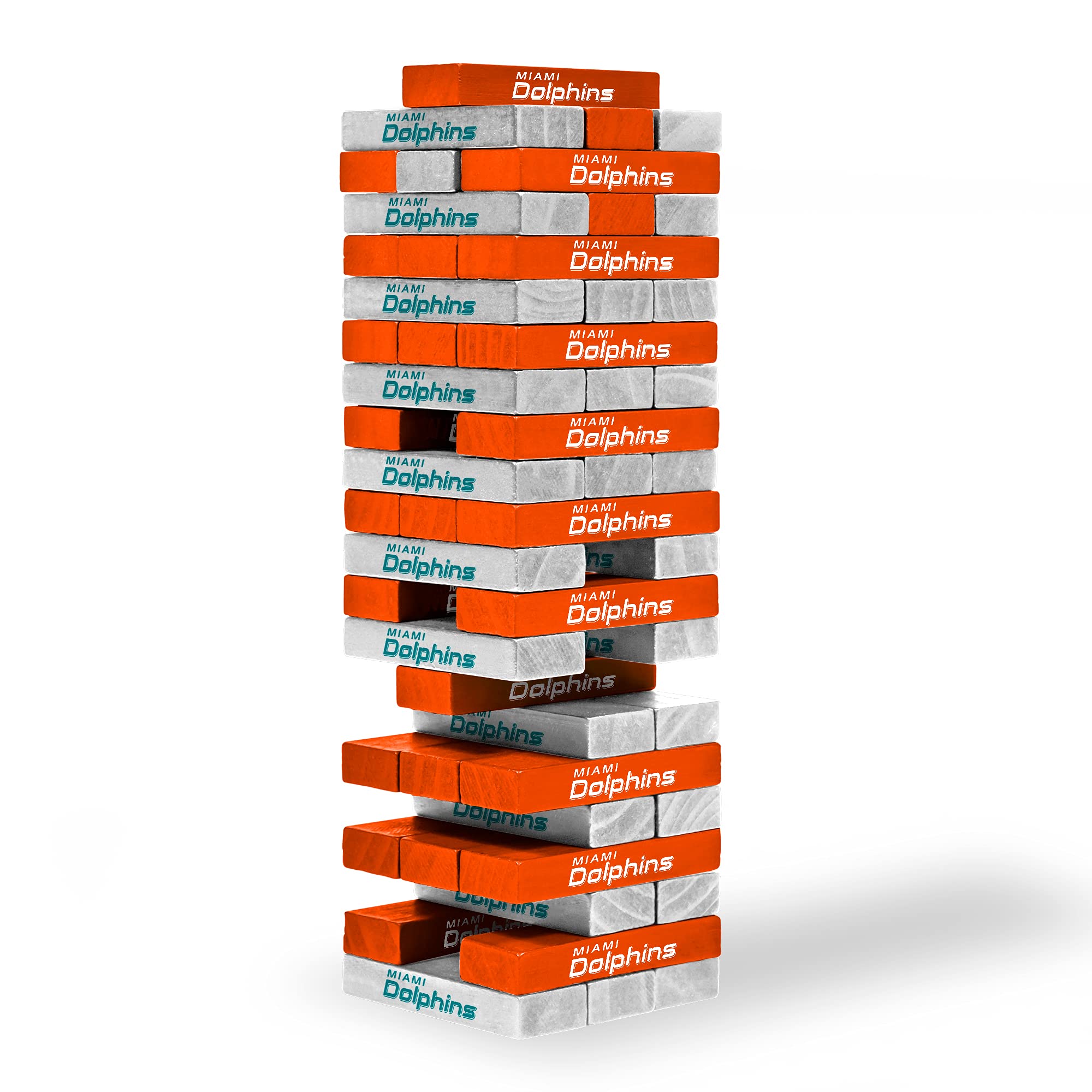 Wild Sports NFL Miami Dolphins Table Top Stackers 3 x 1 x .5, Team Color