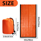 Goldhik 2 Pack Emergency Sleeping Bag, Mylar Emergency Blanket, Waterproof Lightweight Survival Shelter Blanket, Portable Surviv