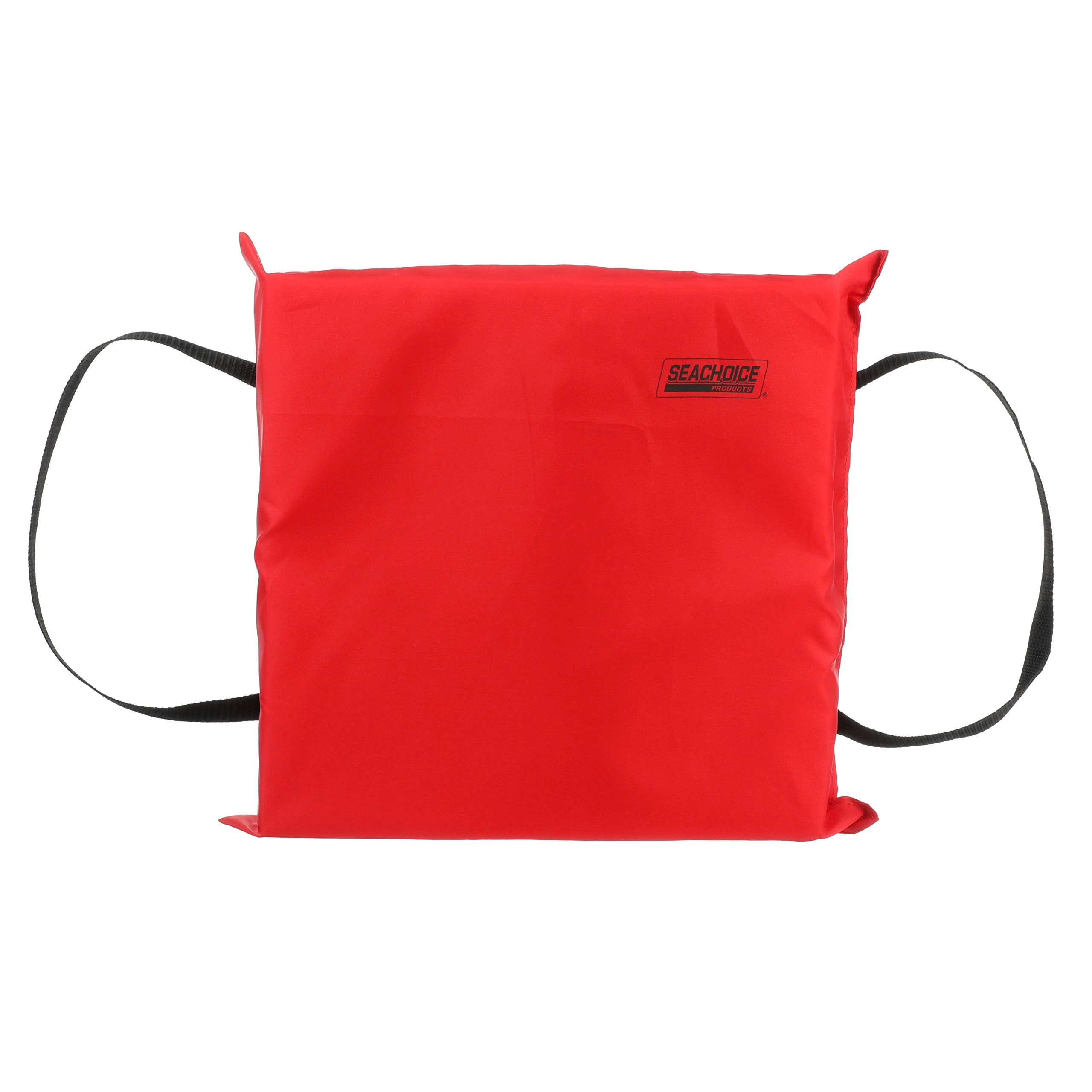 Seachoice Emergency Marine Foam Flotation Cushion, Square, 15 In. X 15 In, Red