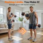 2025 Updated Adjustable Dumbbell Set of 2, 5-IN-1 Weights Dumbbell Set with Storage Box, 25lbs/55lbs Adjustable Weights with Ant