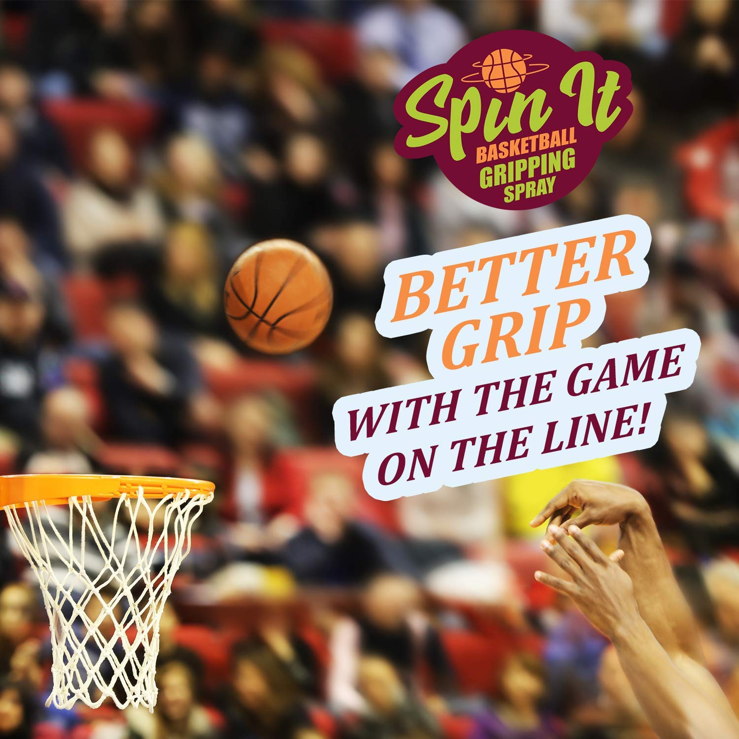 Spin-It Basketball Hand Grip Spray - Use With Your Basketball Dribble Trainer - Basketball Grip Powder Replacement - Part Of You