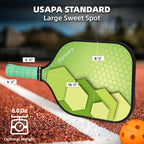 Pickleball-Paddles-Set-Of-2 Usapa Approved | Joncaye Pickleball Racquets With Indoor Outdoor Balls, Paddle Case, Lead Tape | Lig