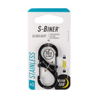 Nite Ize Lsb2-01-R3 S-Biner Slidelock Dual Locking Carabiner, Size #2, Stainless
