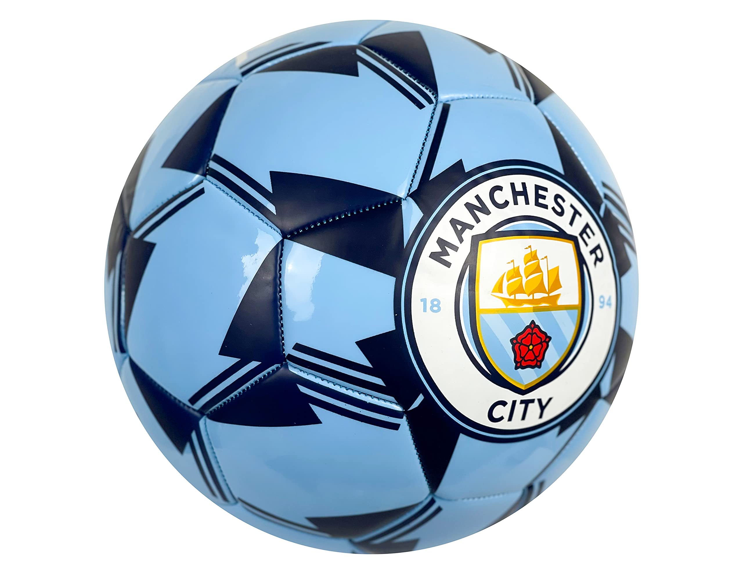 Manchester City Soccer Ball #4, Licensed M City Ball (Size 4)