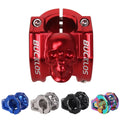 Bucklos Skull 31.8Mm Mtb Stem 35Mm Mountain Bike Handlebars Short Stems, 1 1/8 Ultra-Light Hollow Cnc Aluminum Alloy Riser Bicyc